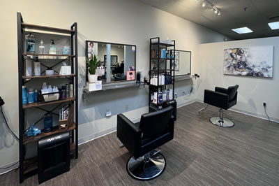 Salon chair rental opportunities at Off Center Salon on South Main Street, West Hartford CT